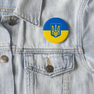 Ukrainian flag button
