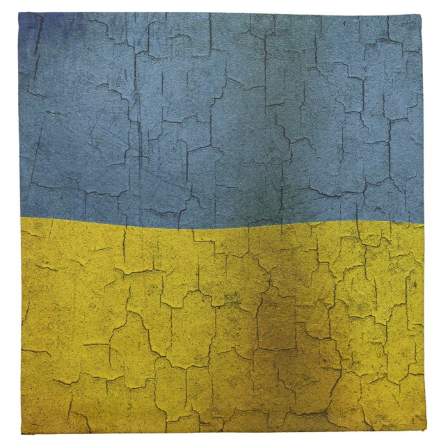 Ukrainian flag cloth napkin (Front)