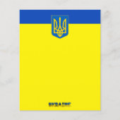 Ukrainian flag-coat arms (Front)
