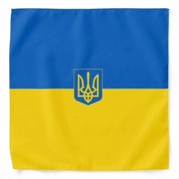 Ukrainian Flag-coat Of Arms Bandana by Pir1900 at Zazzle