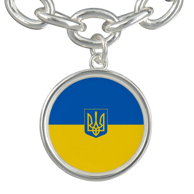 Ukrainian flag-Coat of arms Bracelet (Design)