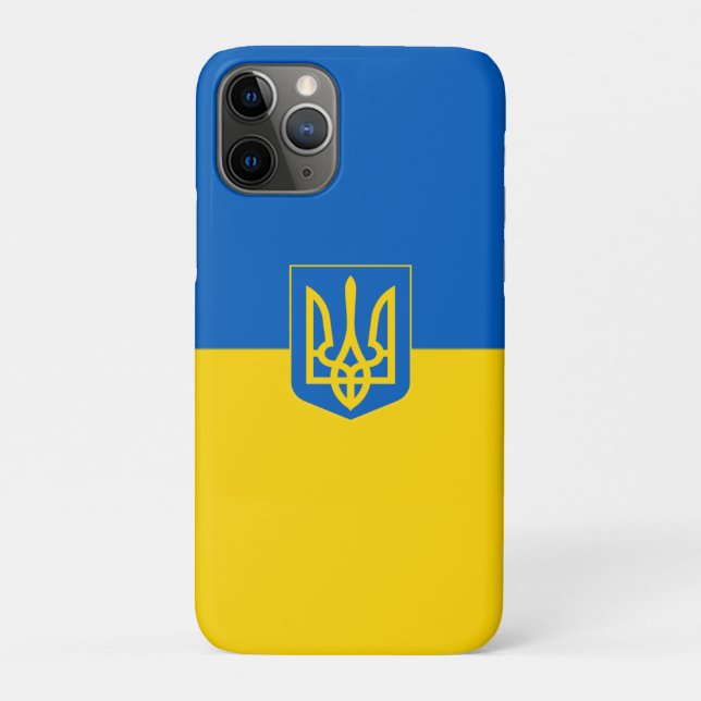 Ukrainian flag-Coat of arms Case-Mate iPhone Case (Back)