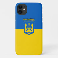 Ukrainian flag-coat of arms