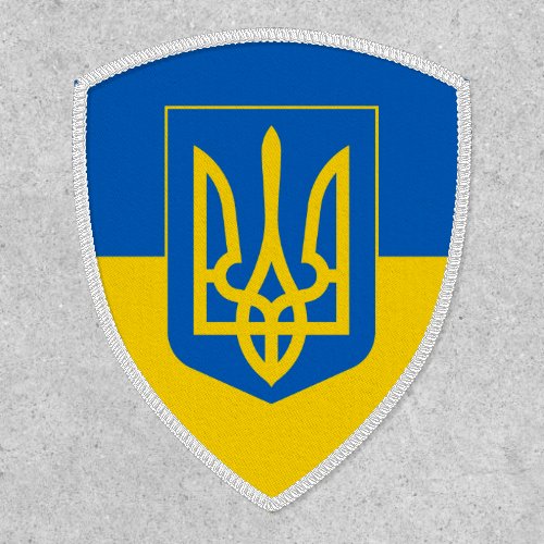 Ukrainian Flag  Coat of Arms Flag of Ukraine Patch