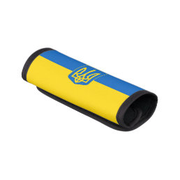 Ukrainian flag-Coat of arms Luggage Handle Wrap