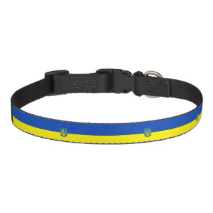 Ukrainian flag-Coat of arms Pet Collar
