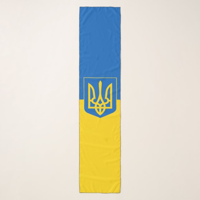 Ukrainian flag-Coat of arms Scarf (Front)