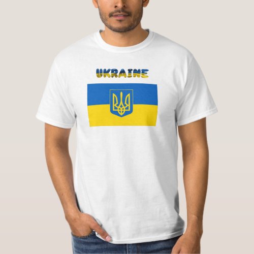 Ukrainian flag_coat of arms T_Shirt