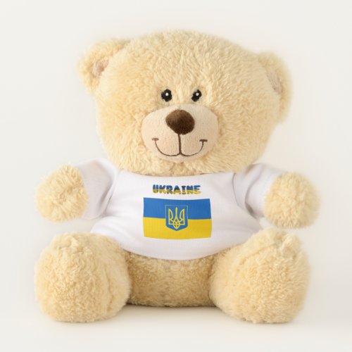 Ukrainian flag_Coat of arms Teddy Bear