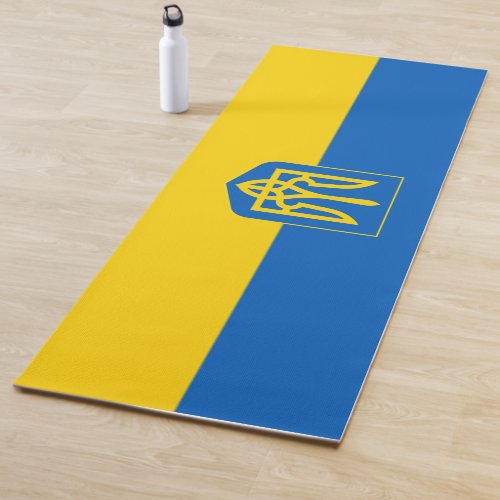 Ukrainian flag_Coat of arms Yoga Mat