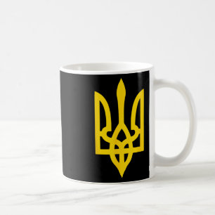 Ukrainian Flag Crest Symbol Logo Ukraine Coffee Mug
