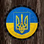 Ukrainian Flag Dartboard & Ukraine / game board<br><div class="desc">Dartboard: Ukraine & Ukrainian flag darts,  family fun games - love my country,  summer games,  holiday,  fathers day,  birthday party,  college students / sports fans</div>
