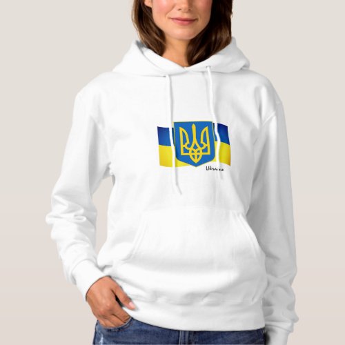 Ukrainian flag Emblem  Ukraine fashion sport Hoodie