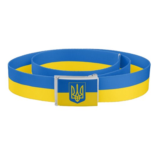Ukrainian flag Emblem  Ukraine Flag fan  Tryzub Belt