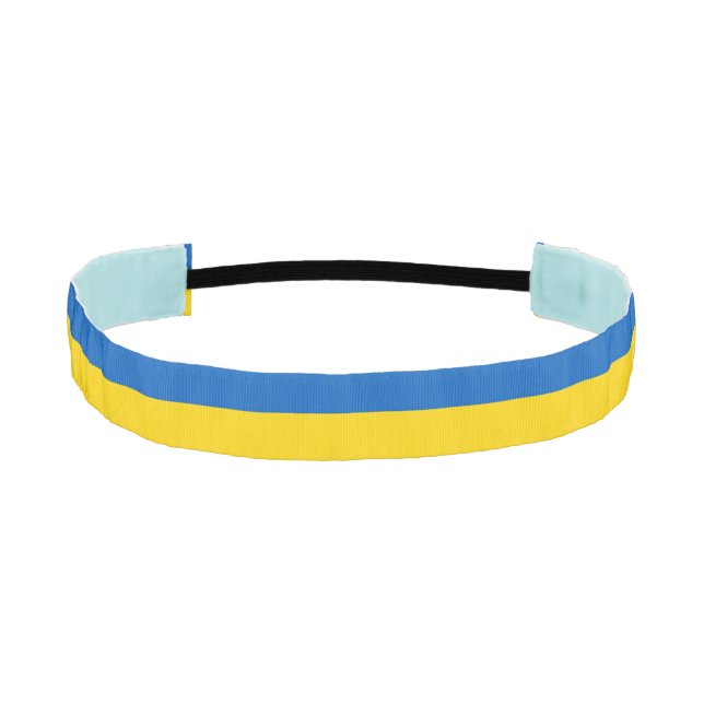 Ukrainian flag fitness, Ukraine fashion /sports  Athletic Headband (Front)