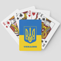 Ukrainian Flag Games, Ukraine Playing Cards