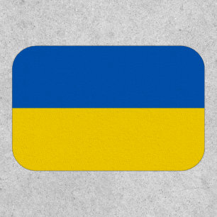 Ukrainian flag. I Support Ukraine. Patch