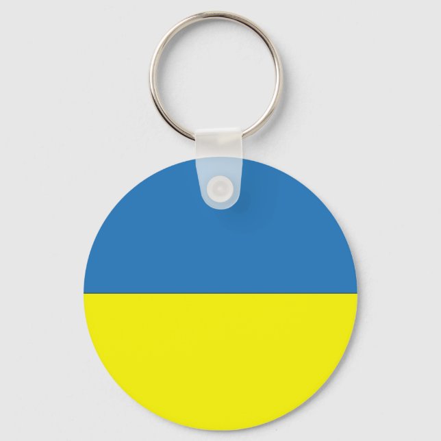 Ukrainian Flag Keychain (Front)