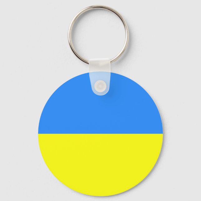 Ukrainian Flag Keychain (Front)