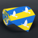 Ukrainian Flag Neck Tie Dove of Peace Free Ukraine<br><div class="desc">Support Ukraine Ties Dove of Peace - Freedom - Peace - Solidarity - Ukrainian Flag Tie - Strong Together - Freedom Victory ! Let's make the world a better place - everybody together ! A better world begins - depends - needs YOU too ! You can transfer to 1000 Zazzle...</div>