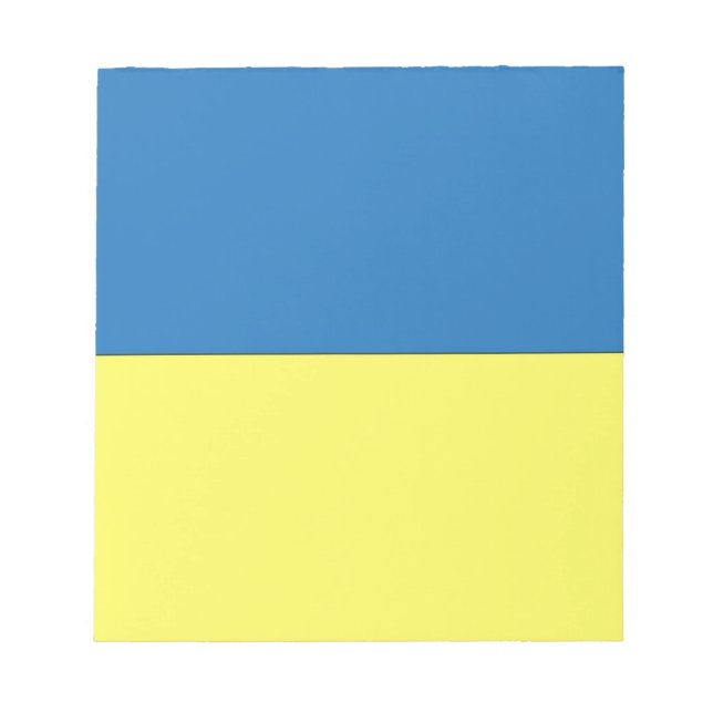 Ukrainian Flag Notepad (Front)