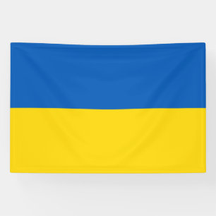 Ukrainian flag. Outdoor Banner