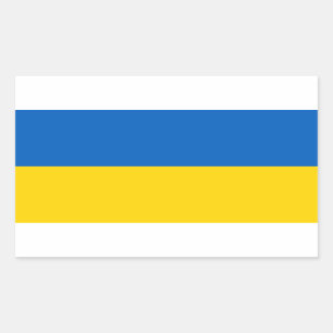 Ukrainian Flag Rectangular Sticker