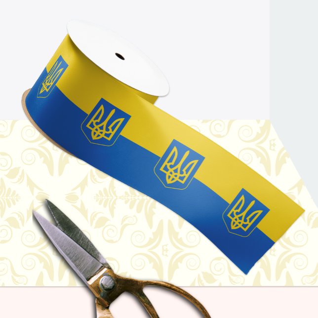 Ukrainian Flag Ribbon, travel / sports, Ukraine Grosgrain Ribbon (Creator Uploaded)