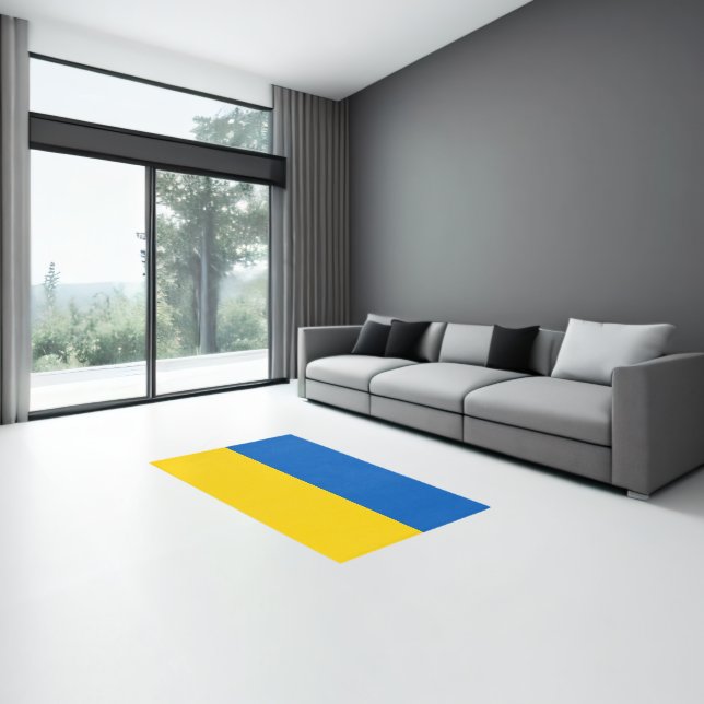 UKRAINIAN FLAG RUG (Insitu (Indoor 3))