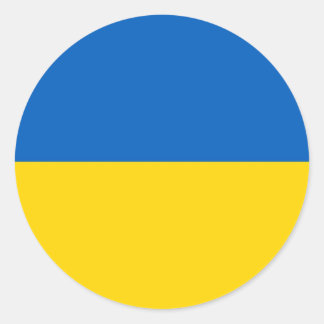 Ukrainian Flag Sticker