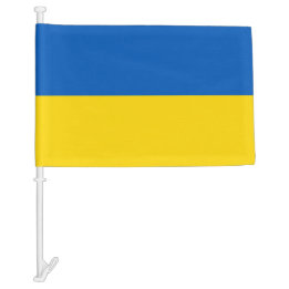 Ukrainian flag. Supporting Ukraine Car Flag