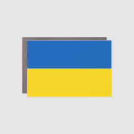 Ukrainian flag. Supporting Ukraine Car Magnet
