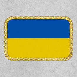 Ukrainian flag. Supporting Ukraine Patch