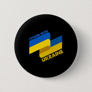 Ukrainian Flag Ukraine 6 Button