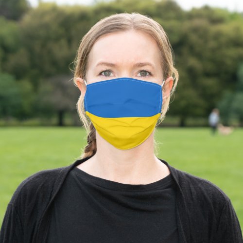 Ukrainian Flag Ukraine Adult Cloth Face Mask