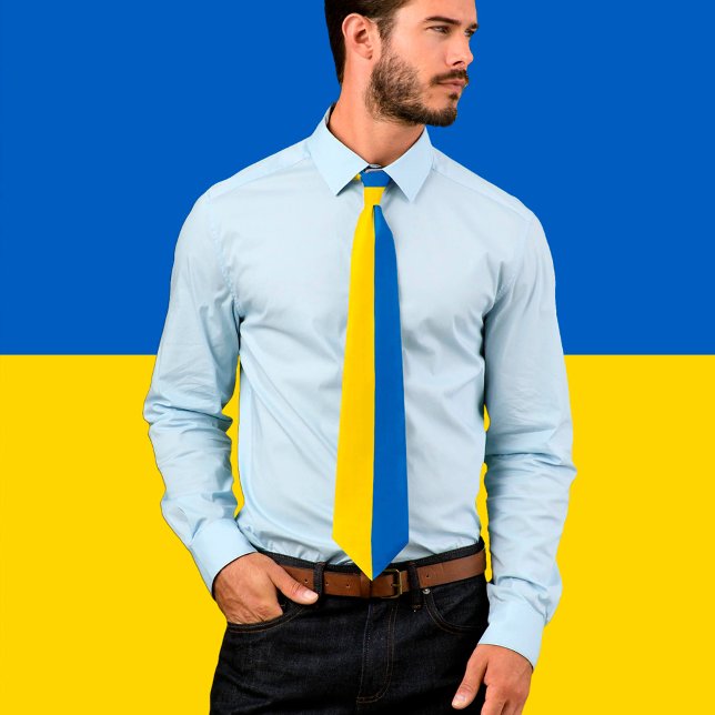 Ukrainian Flag & Ukraine business, patriot /sports Neck Tie (Creator Uploaded)