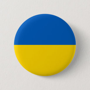 Ukrainian Flag (Ukraine) Button