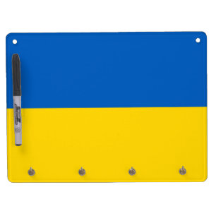Ukrainian Flag (Ukraine) Dry Erase Board