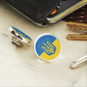 Ukrainian Flag & Ukraine fashion business /sports Lapel Pin
