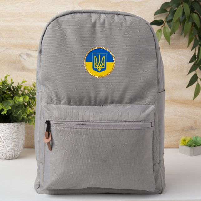 Ukrainian Flag & Ukraine fashion Patch /sports (On Backpack)