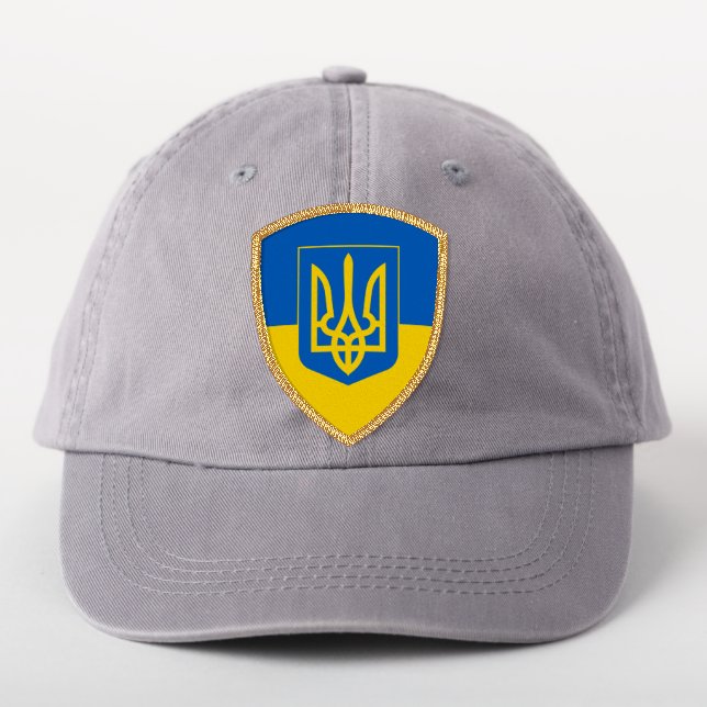 Ukrainian Flag & Ukraine fashion Patch /sports (On Headwear)