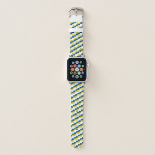 Ukrainian Flag & Ukraine Hearts fashion /Ukraine Apple Watch Band