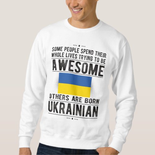 Ukrainian Flag Ukraine Heritage Ukrainian Roots Sweatshirt