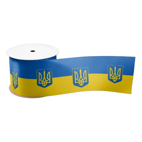 Ukrainian Flag  Ukraine holiday travel  sports Satin Ribbon