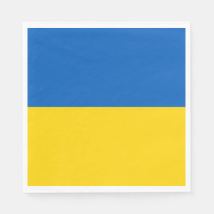 Ukrainian Flag (Ukraine) Napkins