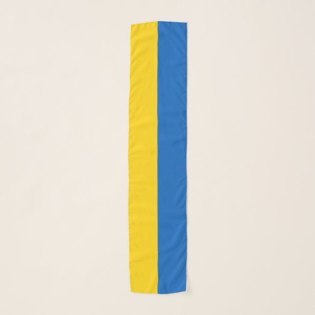 Ukrainian Flag & Ukraine patriots fashion / sports Scarf (Front)