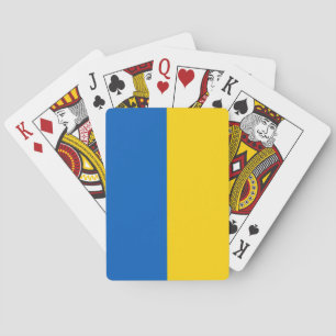 Ukrainian Flag (Ukraine) Poker Cards