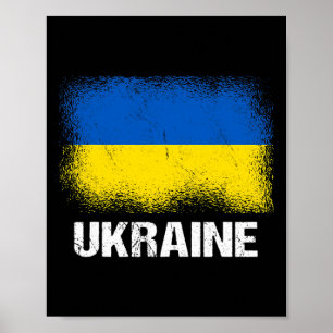Ukrainian Flag Ukraine Poster
