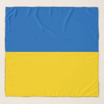 Ukrainian Flag (Ukraine) Scarf<br><div class="desc">This design features the national flag of Ukraine, which is a country in Eastern Europe. Ukraine borders Russia to the east and north-east; Belarus to the north; Poland, Slovakia and Hungary to the west; and Romania, Moldova and the Black Sea to the south. Ukraine is the second largest country in...</div>