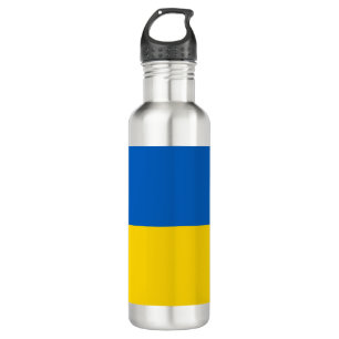 Ukrainian Flag (Ukraine) Stainless Steel Water Bot Bottle